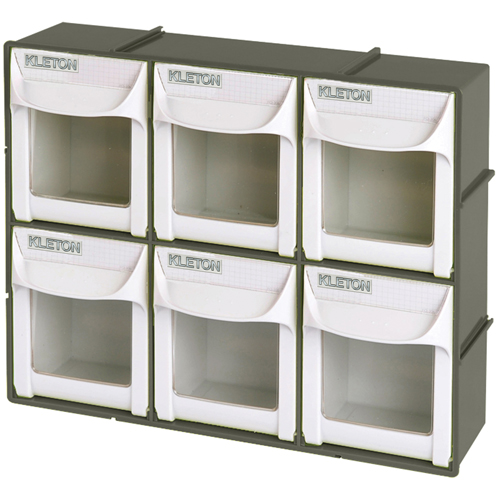 Bac basculant robuste, 11-3/4" la x 3-1/2" p x 9-3/4" h, 6 tiroirs EastCoast Offshore Supplies