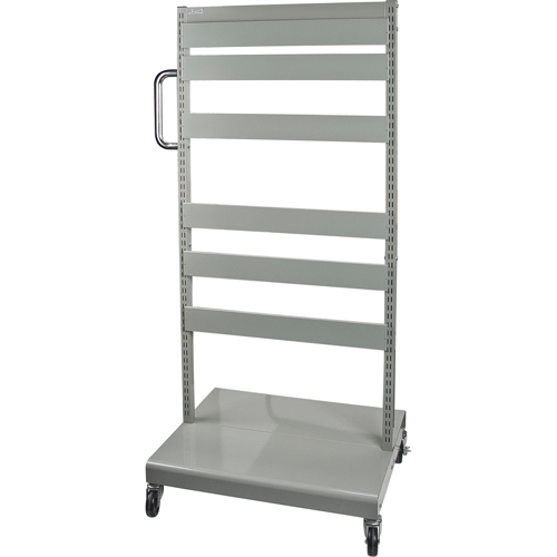 Mobile Tilt Bin Rack - Cart Only, Double-sided, 26-1/4" W x 22" D x 57-1/2" H EastCoast Offshore Supplies