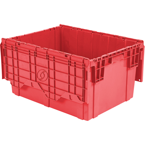 Contenants de distribution Flipak en plastique poly&eacute;thyl&egrave;ne (PE), 27,9" x 20,9" x 15,2", Rouge EastCoast Offshore Supplies