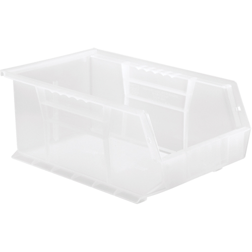 Clear-View Ultra Stack & Hang Bin, 8-1/4" W x 6" H x 13-5/8" D, Clear EastCoast Offshore Supplies