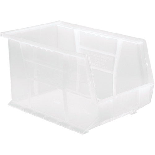 Clear-View Ultra Stack & Hang Bin, 8-1/4" W x 8" H x 13-5/8" D, Clear EastCoast Offshore Supplies