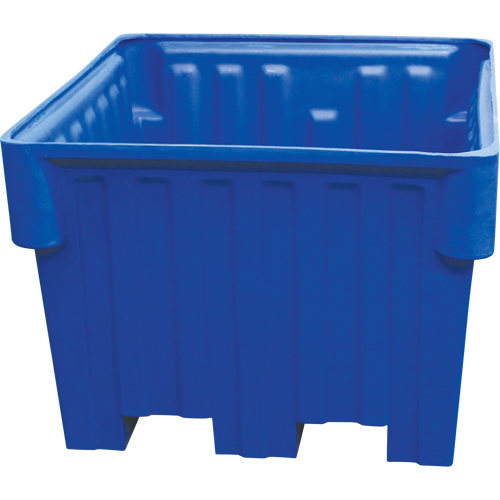 Bacs emboîtables pour chariot &eacute;l&eacute;vateur, 42" la x 48" p x 30" h, Bleu EastCoast Offshore Supplies