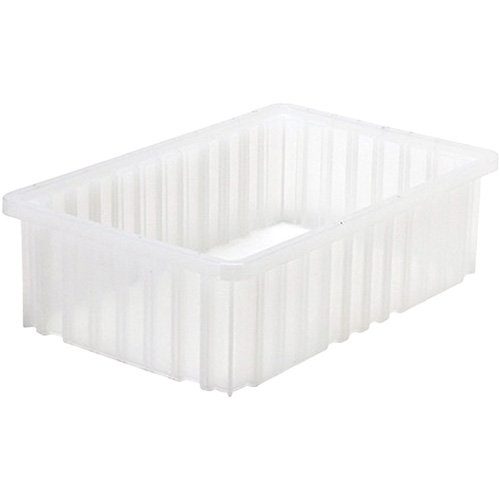 Divider Box&reg; Container, Plastic, 16.5" W x 10.875" D x 5" H, Grey EastCoast Offshore Supplies