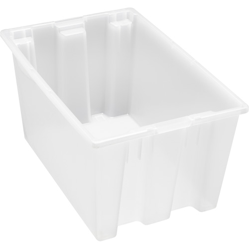 Contenant robuste Stack & Nest, 15" x 19,5" x 29,5", Transparent EastCoast Offshore Supplies