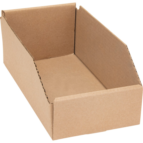 Deep Corrugated Parts Bins, 5-3/4" W x 11-1/4" D x 4-1/2" H, Beige EastCoast Offshore Supplies