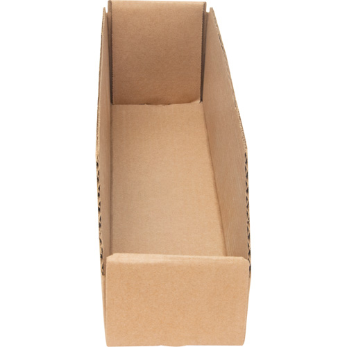 Boîtes profondes en carton ondul&eacute;, 3-3/4" la x 17-1/4" p x 4-1/2" h, Beige EastCoast Offshore Supplies