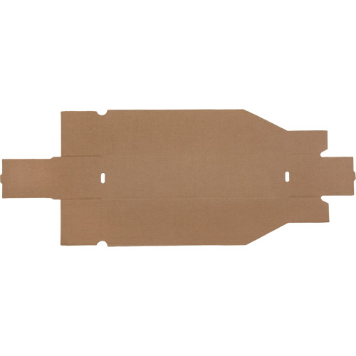 Boîtes profondes en carton ondul&eacute;, 3-3/4" la x 17-1/4" p x 4-1/2" h, Beige EastCoast Offshore Supplies