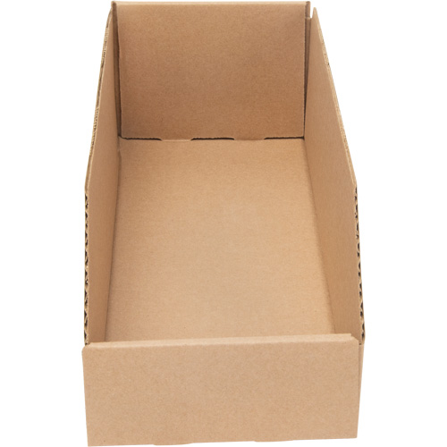 Boîtes profondes en carton ondul&eacute;, 5-3/4" la x 17-1/4" p x 4-1/2" h, Beige EastCoast Offshore Supplies
