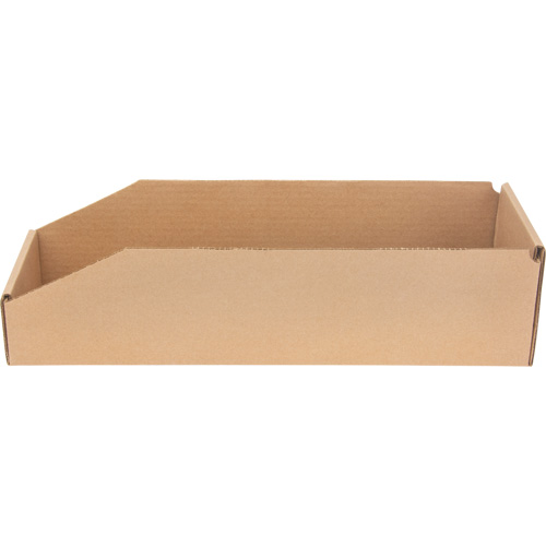 Boîtes profondes en carton ondul&eacute;, 5-3/4" la x 17-1/4" p x 4-1/2" h, Beige EastCoast Offshore Supplies