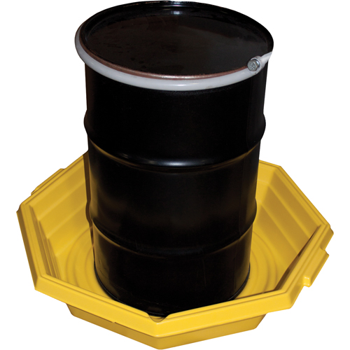 Drums-up Trays, 37.5" L x 37.5" W x 7.5" H, 20 US gal. Spill Capacity EastCoast Offshore Supplies
