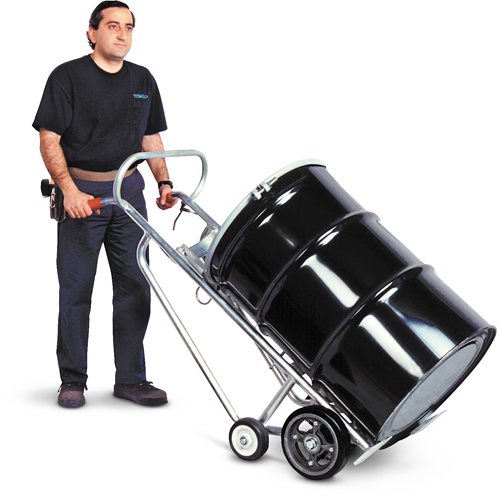 Diables pour baril avec frein manuel, Fabriqu&eacute; en Aluminium, 25 - 55 gal. US (20 - 45 gal. imp.) EastCoast Offshore Supplies