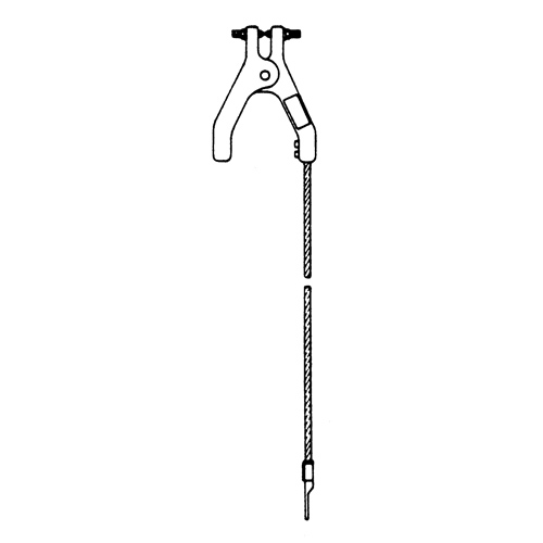 Assemblages robustes de cables de masse et de mise &agrave; la terre - Pinces & raccordement a/borne d'extr&eacute;mit&eacute; de 1/4" EastCoast Offshore Supplies
