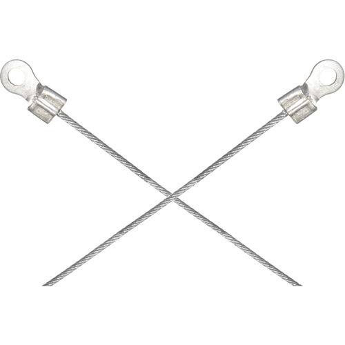 Assemblages l&eacute;gers de cables de masse et de mise &agrave; la terre - Deux raccordements a/borne d'extr&eacute;mit&eacute; de 1/4" EastCoast Offshore Supplies