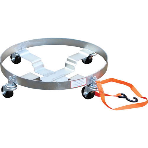 Multi-Tier Drum Dollies, Steel, 900 lbs. Capacity, 23-1/2" Diameter, Rubber Casters EastCoast Offshore Supplies