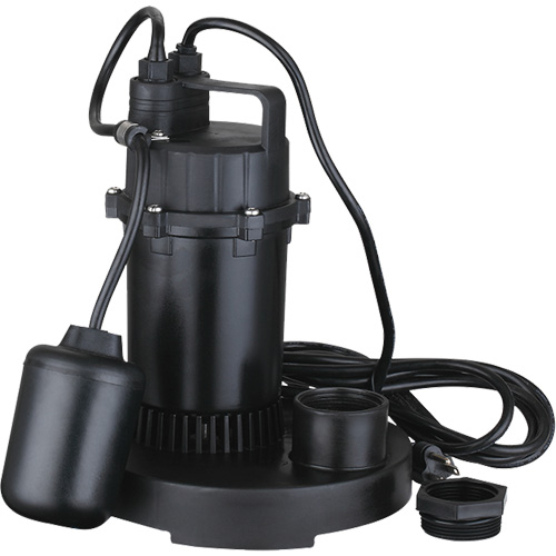 Pompe de puisard submersible thermoplastique, 2560 gal./h, 115 V, 4,6 A, 1/3 CV EastCoast Offshore Supplies