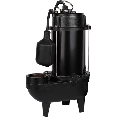 Pompe d'effluent en fonte, 4800 gal./h, 120 V, 7,8 A, 1/2 CV EastCoast Offshore Supplies