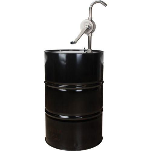 Pompe rotative pour baril, Acier inoxydable, Pour capacit&eacute; 55 gal., 12 oz/course EastCoast Offshore Supplies