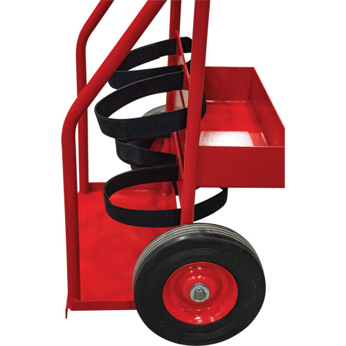 Hot Works Fire Prevention Cart, Semi-Pneumatic Wheels, 17.75" W x 8.9" L Base, 100 lbs. EastCoast Offshore Supplies