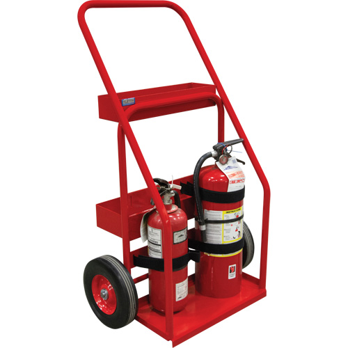 Hot Works Fire Prevention Cart, Semi-Pneumatic Wheels, 17.75" W x 8.9" L Base, 100 lbs. EastCoast Offshore Supplies