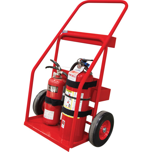 Hot Works Fire Prevention Cart, Semi-Pneumatic Wheels, 17.75" W x 8.9" L Base, 100 lbs. EastCoast Offshore Supplies