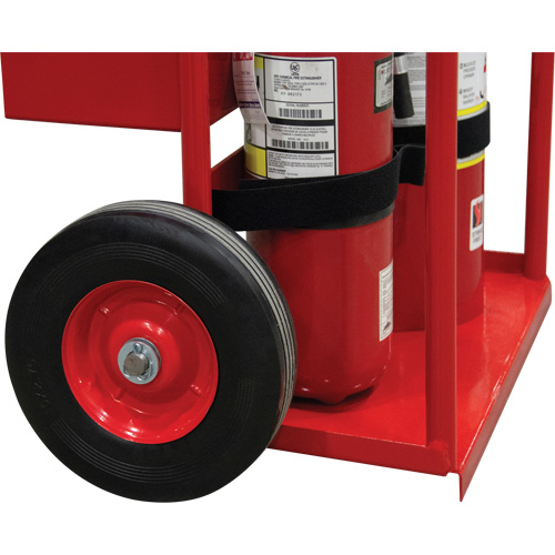 Hot Works Fire Prevention Cart, Semi-Pneumatic Wheels, 17.75" W x 8.9" L Base, 100 lbs. EastCoast Offshore Supplies