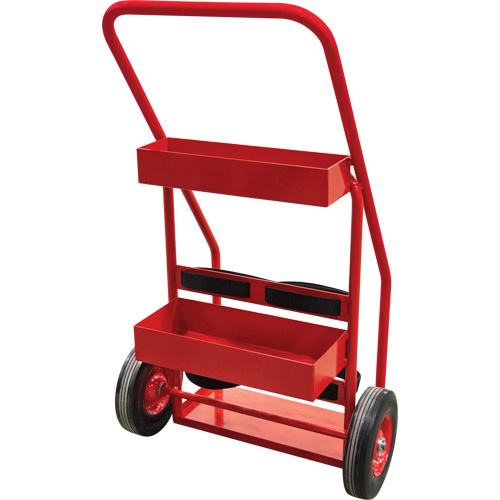 Hot Works Fire Prevention Cart, Semi-Pneumatic Wheels, 17.75" W x 8.9" L Base, 100 lbs. EastCoast Offshore Supplies