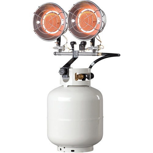 Double Tank-Top Heater, Radiant Heat, Propane, 30000 BTU/H EastCoast Offshore Supplies