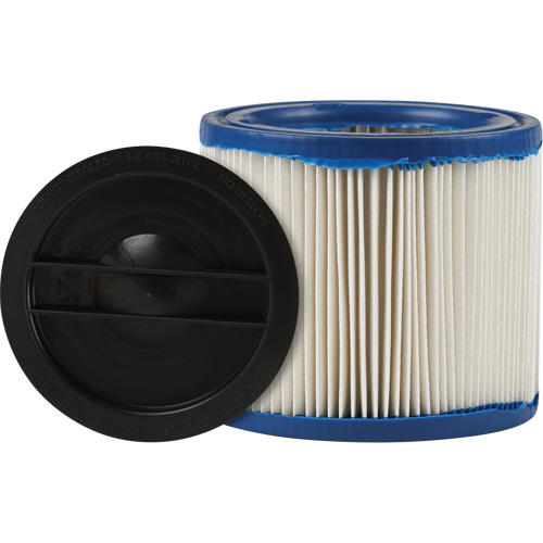 Petit filtre pour aspirateur pour d&eacute;bris secs/humides CleanStream Gore, Cartouche/Hepa, Pour 1 - 6 gal. US EastCoast Offshore Supplies
