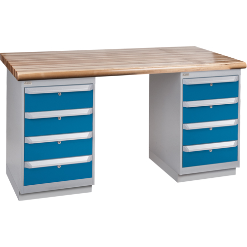Heavy-Duty Workbench, Dual Drawers, 1500 lbs. Cap., 72" W x 36" D, 34" H EastCoast Offshore Supplies