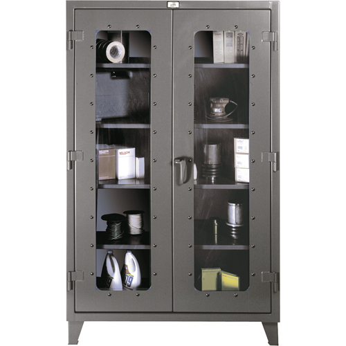Clearview Cabinets, Steel, 4 Shelves, 72" H x 48" W x 24" D EastCoast Offshore Supplies