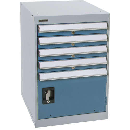 Pedestal Workbench with One Door & Four Drawers, 4 Drawers, 18" W x 21" D x 28" H EastCoast Offshore Supplies