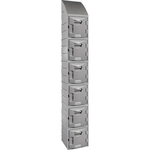 Casier, 12" x 15" x 12", Gris, Assembl&eacute; EastCoast Offshore Supplies