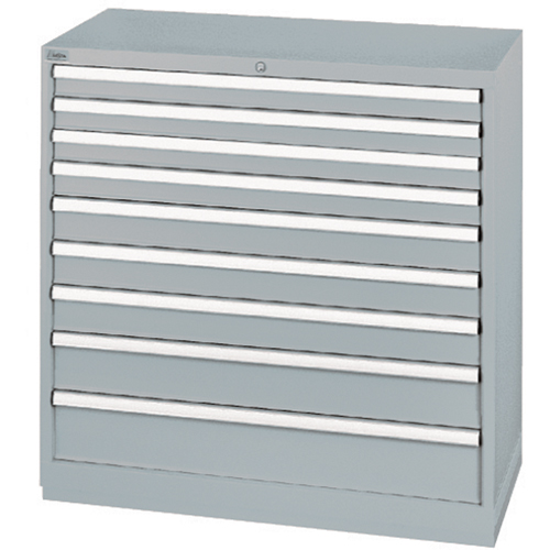 Drawer Cabinets, 9 Drawers, 40-1/4" W x 22-1/2" D x 41-3/4" H, Grey EastCoast Offshore Supplies