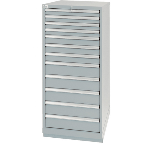 Armoires de rangement avec tiroirs, 12 tiroirs, 28-1/4" la x 28-1/2" p x 59-1/2" h, Gris EastCoast Offshore Supplies