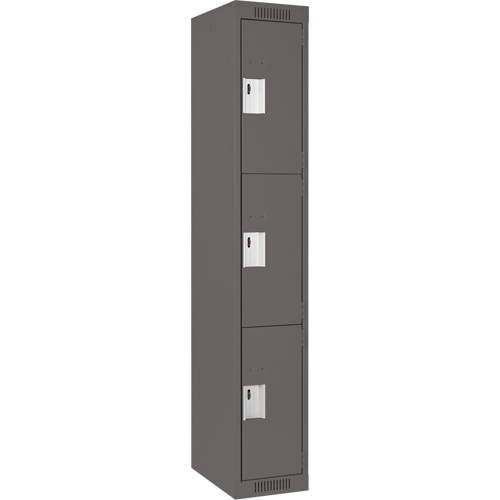Casiers Clean Line, 3 niveaux, 12" x 18" x 72", Acier, Charbon, Rivet (assembl&eacute;) EastCoast Offshore Supplies