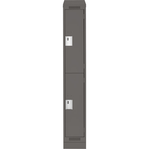 Casiers Clean Line, 2 niveaux, 12" x 18" x 82", Acier, Charbon, Rivet (assembl&eacute;) EastCoast Offshore Supplies
