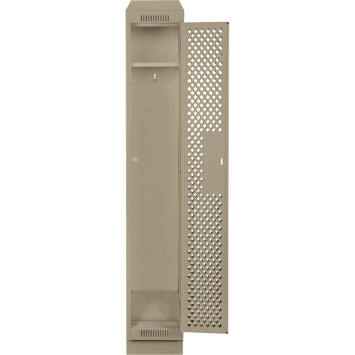 Clean Line Lockers, 12" x 18" x 82", Steel, Beige, Rivet (Assembled), Perforated EastCoast Offshore Supplies