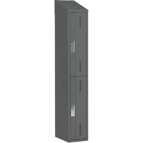 Casiers robustes Concorde, 2 niveaux, 12" x 18" x 78", Acier, Charbon, Soud&eacute; (assembl&eacute;) EastCoast Offshore Supplies