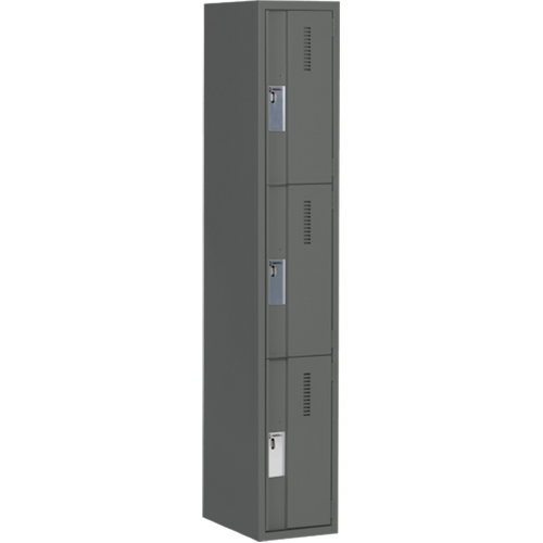 Casiers robustes Concorde, 3 niveaux, 12" x 18" x 72", Acier, Charbon, Soud&eacute; (assembl&eacute;) EastCoast Offshore Supplies