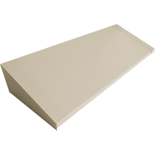Dessus inclin&eacute; pour casiers robustes enti&egrave;rement soud&eacute; Concorde, Bloc de 4, 18" p x 48" la x 6" ha, Beige, Acier EastCoast Offshore Supplies