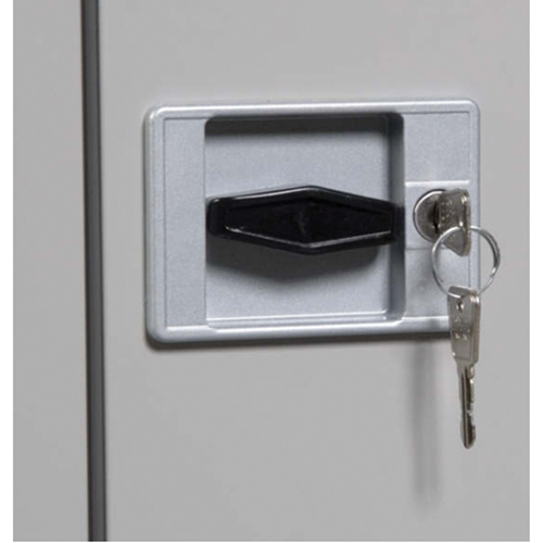 Deep Hi-Boy Storage Cabinet, Steel, 4 Shelves, 72" H x 36" W x 24" D, Beige EastCoast Offshore Supplies