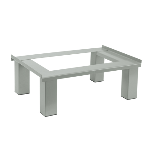 Free Standing Base, 2 Banks, 6" H x 24" W x 18" D, Grey, Steel EastCoast Offshore Supplies