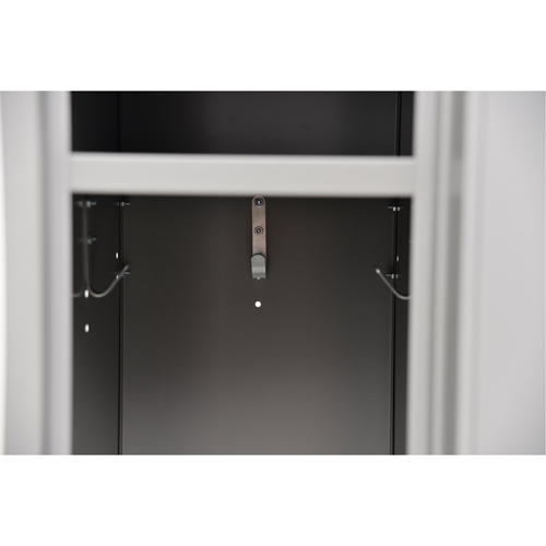 Lockers, 2 -tier, Bank of 3, 36" x 18" x 72", Steel, Grey, Rivet (Assembled) EastCoast Offshore Supplies