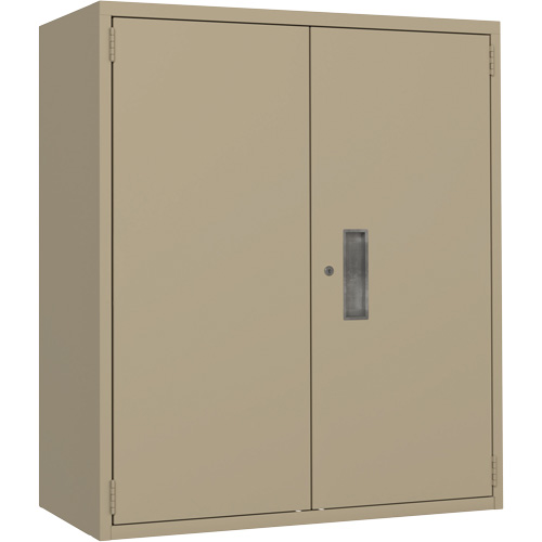 Lo-Boy Storage Cabinet, Steel, 2 Shelves, 40" H x 36" W x 18" D, Beige EastCoast Offshore Supplies