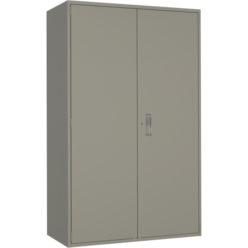 Extra Wide Hi-Boy Storage Cabinet, Steel, 4 Shelves, 72" H x 48" W x 24" D, Grey EastCoast Offshore Supplies
