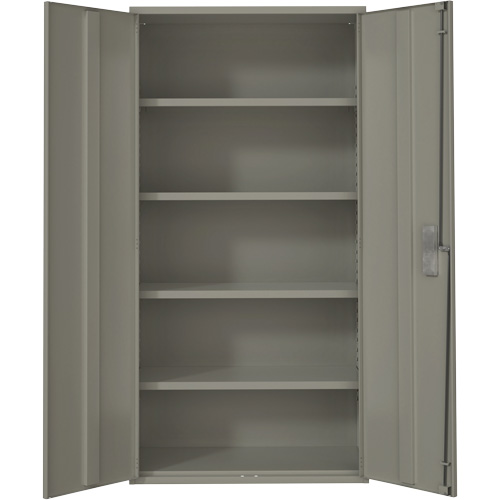 Armoire de rangement Hi-Boy, Acier, 4 Tablettes, 72" h x 36" la x 18" P, Gris EastCoast Offshore Supplies