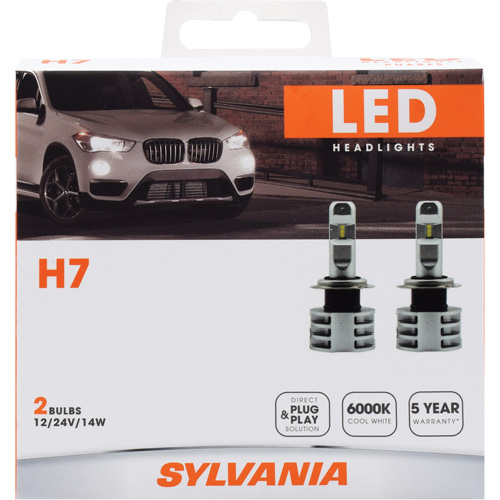 Ampoule pour feu avant H7, DEL, 13,2 W/17 W, Blanc EastCoast Offshore Supplies