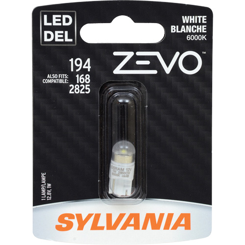 195 Zevo&reg; Mini Automotive Bulb, LED, 0.7 W, White EastCoast Offshore Supplies