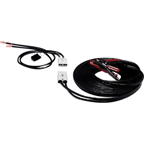 Heavy-Duty Fully Insulated Clamps with Side Terminal Adapters, 4 AWG, 500 A, 30' Cable EastCoast Offshore Supplies