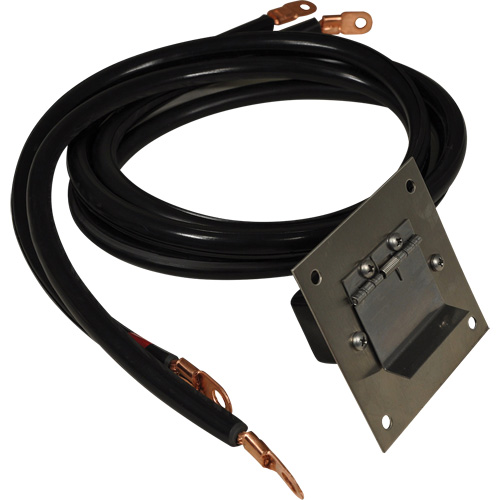 Plug-In Polarized Stainless Steel Socket Panel, 4 AWG, 5' Cable EastCoast Offshore Supplies